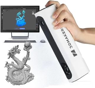 3DMakerpro Lynx 3D Scanner, 0.1MM Accuracy & 10 FPS Scan Speed, Portable 3D Scanner for 3D Printing and 3D Printer (Standard Version)