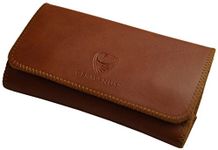 GERMANUS Tobacco Pouch from Artleather, Leather free - Made in EU - Pocket Fuscus