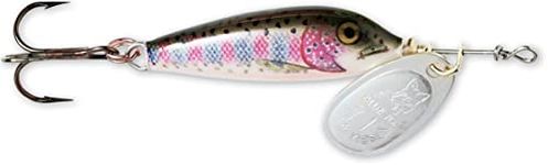 Vibrax Minnow Spin 1/4 Rainbow Trout/Silver