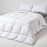 HOMESCAPES - Luxury White Goose Feather & Down 10.5 Tog Double Duvet - RDS Certified - 100% Cotton Anti Dust Mite & Down Proof Fabric - Anti allergen - Washable at Home Winter Quilt