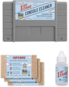 Cleaning Kit Compatible With SNES (Super Nintendo) Console And Video Game Cartridges By 1UPcard