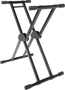 Roland Heavy Duty Double Braced X-Stand (KS-20X), Black