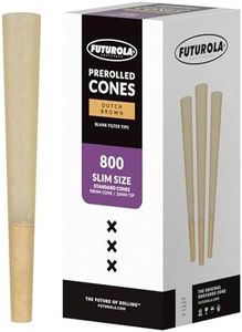 Futurola Slim Size Dutch Brown Pre-Rolled Cones with Filter Tip – 800 Cones