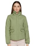 Qube By Fort Collins Womens Polyester Standard Length Parka Coat (66339Az_Mint)