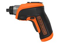 BLACK+DECKER CS3652LC-GB CS3652LC 3.6V Lithium Screwdriver with Right Angle Attachment, 3.6 V, Black/Orange