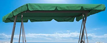 Quick-Star Replacement Roof Universal 3 Seater Swing Green Replacement Cover Sun Canopy Swing Roof