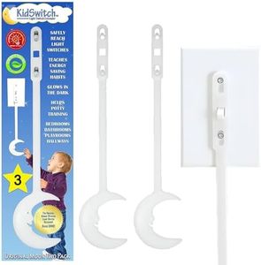 KidSwitch Light Switch Extender for Kids, Children, Toddlers - 3 Pack, Original Style - Award-Winning Child Safety Tool