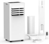 Air Conditioning Unit 9000 BTU, Portable Air Conditioner with 4-in-1 Function, Air Cooling, Ventilation, Dehumidifying and Sleep Mode with 24H Timer