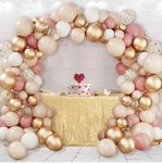 Rose Gold Balloon Arch Kit, 102pcs 