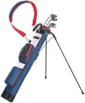 Golf Lightweight Stand Bag, Portable Golf Carry Bag with Insulated Cooler Pocket, Easy to Carry and Ideal for Driving Range, Pitch n Putt, Par 3, Executive Courses