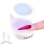 MEKK Mini UV Nail Light Mini LED Nail Lamp 16W UV Lamp for Gel Nails Professional Nail Dryer for Nail Art UV Light for Nails Flash Cure Nail Lamp Portable Nail Dryer Travel Manicure Tool DIY at Home