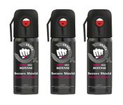 BE Safe Forever Ultra Max Protection Self Defense Pepper Spray, 55 ml | 45 Shots (Pack of 3)