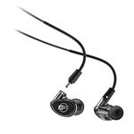 MEE audio - MX4 Pro Hybrid Quad-Driver, Customisible, Noise-Isolating, Universal-Fit Modular Musician's In-Ear Monitors Detachable Cables - Smoke