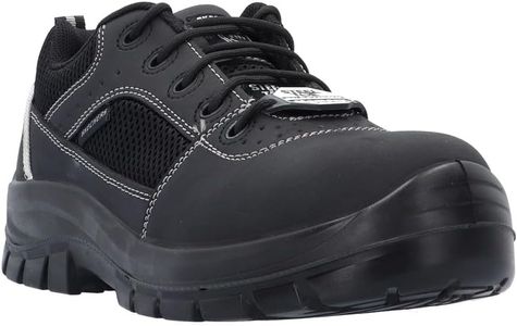 Skechers Men’s Trophus Industrial Shoes, Black – Size 10 UK