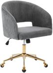 Home Office Chair Swivel Corduroy F