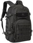 Tactical Laptop Backpack Military Backpack for Men Black Tactical Bag Backpack (Black)