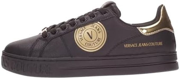 Versace Jeans Couture Sneakers Uomo Nero/Oro 75ya3sk1 zp332 g89 Nero/Oro 39