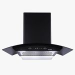 Elica 90cm 1425 m3/hr Filterless Autoclean Kitchen Chimney with BLDC Motor and 15 Years Warranty (WDFL 900 BLDC HAC LTW MS NERO)