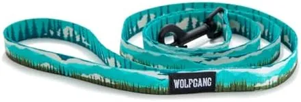 Wolfgang Premium Dog Leash for Small Dogs Heavy Duty, Durable & Easy to Clean Nylon Dog Leash with Quick Clip Buckles, for Training & Daily Use, Made in USA, GreatEscape Print (5/8 Inch x 4 Ft)