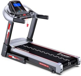 Cockatoo SmartRun 4.0 4HP Peak DC Motorized Treadmill for Home, With 3 Level Manual Incline, Max Speed 14 Km/Hr, Max User Weight 120Kg ,(DIY, Do It Yourself Installation)