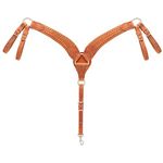 Weaver Leather 40-1134 Buckstitch Roper Breast Collar, Russet