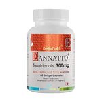 Eannatto Tocotrienols Vitamin E Supplements Tocopherol Free, Supports Immune Health, Non-GMO, Gluten Free & Antioxidant (300MG 60 Softgels)