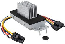 BlueStars 15-81773 Blower Motor Control Module Resistor Kit with Harness - Compatible with Chevy Silverado Tahoe Suburban GMC Envoy Sierra Yukon Buick Rainier - Replace 89018778 89019351 19260762