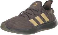 adidas Womens Cloudfoam Pure Shadow Olive/Olive Strata/Gold Metallic 6