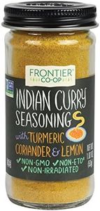 Frontier Co-op Indian Curry Seasoning, 1.87 Ounce Bottle, Complex Flavor with Turmeric, Coriander and Lemon