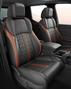 RIDEPOSH Custom Leather Seat Covers for Toyota Tacoma Double Cab 2024-2026