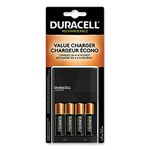 Duracell Value Charger with 4AA Rechargeables Precharged