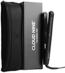 CLOUD NINE The Classic Original Iron Black | Hair Straighteners for Women | Professional Ceramic Straightener Gift Set | 100–200°C Temperature Control | Frizz Control