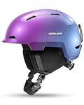 Odoland Ski Snowboard Helmet for Adults Youth, Snow Helmet for Men & Women, Adjustable Dial Fit, Safety Certified, Goggles Compatible for Skiing, Snowboarding, Snowsports