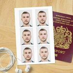 Passport Photo Prints - 6X Official Size 35mm x 45mm Passport Photos for UK European Union and International ID documents