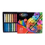 RoseArt Premium 24ct Long Soft Pastel Stick Set for Professionals - Pigment Rich, Full Size Pastel Sticks Vivid Colors