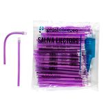 1000 Purple Clear Dental Saliva Ejectors Disposable Suction Tips (10 Bags of 100)