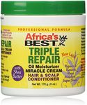 Africa's Best Triple Repair Oil Moisturizer Hair and Scalp Conditioner, 6 Ounce (Packaging May Vary)