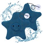 Hot Tub Scum Absorber, 2 Pack Hot Tub Scum Absorber for Spa Hot Tub, Reusable Oil Absorbing Sponge for Hot Tub, Hot Tub Accessories for Adults Hot Tub Sponge for Scum (Starfish)