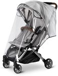 Bemece Universal Rain Cover for Pushchair, Pram Rain Cover Protect from Rain, Wind, Snow, Breathable& Transparent