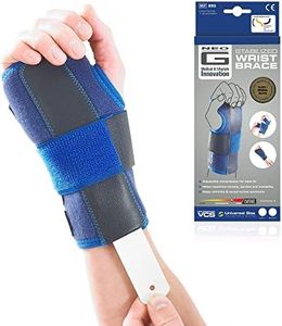 Neo-G Wrist Support Stabilized – Carpal Tunnel Wrist Splint – Wrist Support for Arthritis, Tendonitis, Joint Pain, Sprains - Wrist Brace Adjustable Compression Hand Support Left Hand