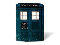 DOCTOR WHO TARDIS Fleece Throw Blanket | 45 x 60 Inches