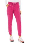 Med Couture Women's Touch CollectionYoga Jogger Jenny Scrub Pant, Pink Punch, Small