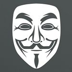 Anonymous Mask White Vinyl Decal | Anonymous Stickers V for Vendetta Sticker Guy Fawkes Sticker Hacker Mask Sticker Anonymous Decal | Premium Quality | 5.5-Inches | D014