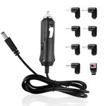 12V 2A Car Charger Power Cord to Cigarette Lighter with 8 Connector Universal DC TV Power Cable for Portable DVD Player GPS Bluetooth Speakers Breast Pump Nextbase Bush Naviskauto Sylvania 5FT