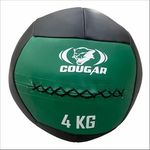 COUGAR Max Medicine Crossfit Fitness Wall Ball Unisex Strength for Workout Non Slip Textured, Men/Women -4 KG