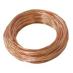 ART IFACT 20 Meters Bare Copper Wire - 18 Gauge (1.219 mm Diameter) - Dead Soft - 99.9% Pure Copper Wire - Without Enameled - DIY Jewellery & Artistic