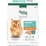 NUTRO WHOLESOME ESSENTIALS Indoor Adult Dry Cat Food, Chicken & Brown Rice, 6.35kg Bag