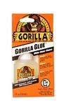 Gorilla Glue Dries White, 100% Waterproof, Indoor & Outdoor, Polyurethane Glue, Versatile Bonding Adhesive, Easy Application Nozzle, White, 2oz/59mL (Pack of 1) 5202101C