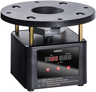 briidea Deer Feeder Timer, All-in-One Deer Feeder Motor and Timer Kit with Programable Digital Timer, Metal Spin Plate, Adjustable Mount, Black