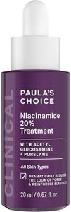 Paula's Choice CLINICAL 20% Niacinamide Vitamin B3 Concentrated Serum, Anti-Aging Treatment for Discoloration and Minimizing Large Pores, Fragrance-Free & Paraben-Free, 0.67 Ounce Dropper Bottle